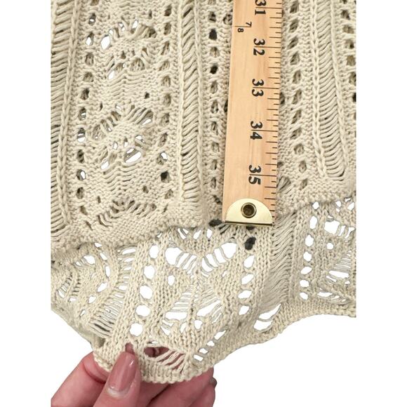 Womens Beach Dress CoverUp Sexy Crochet Boho Chic bohemian Hippie Festival Flowy - Picture 8 of 11